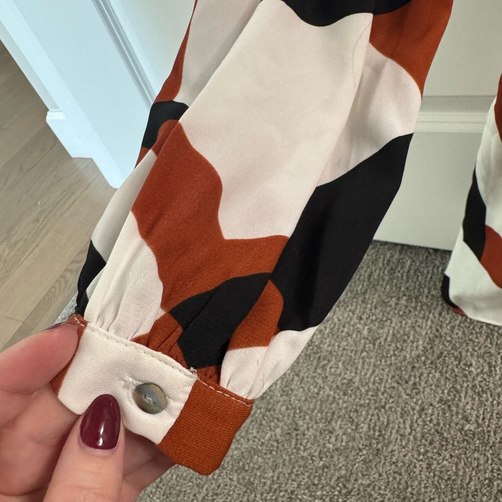 Fab'rik Multicolor Geometric Pattern Dress - Picture 5 of 5